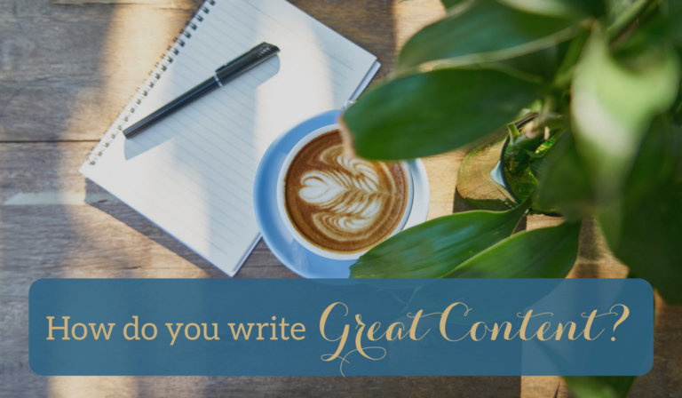 How do you write great content?